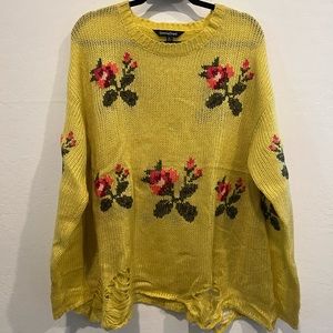 NWOT Davi & Dani 1XL Sweater (lightweight)